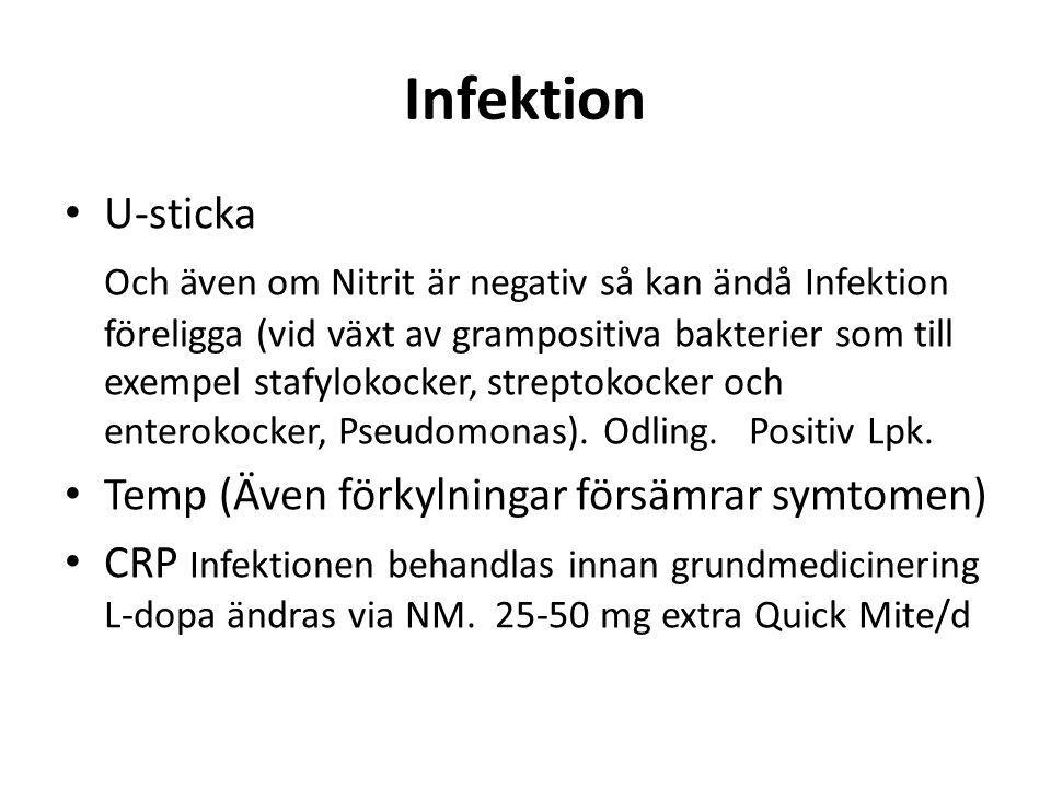 Infektion U-sticka.
