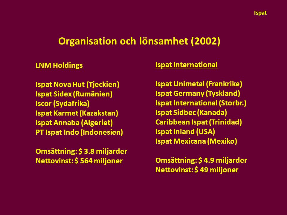 Organisation och lönsamhet (2002)