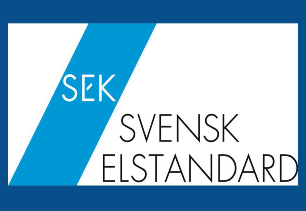 4 Svensk standard inom elområdet