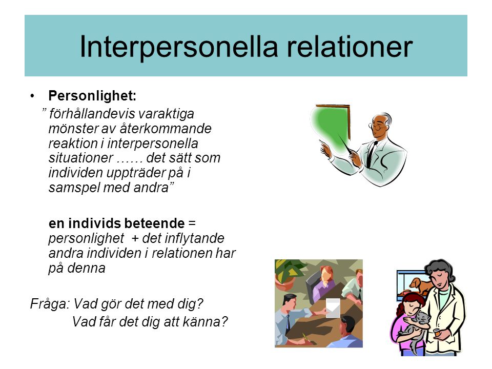 Interpersonella relationer