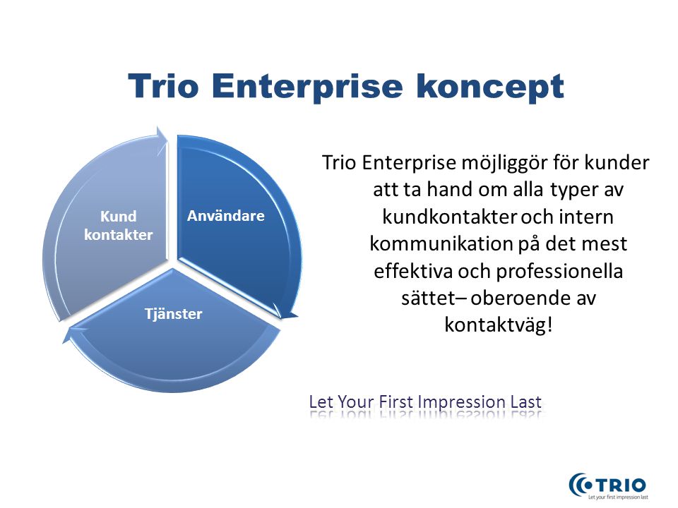 Trio Enterprise koncept