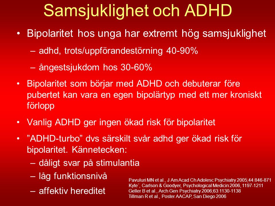 Samsjuklighet och ADHD
