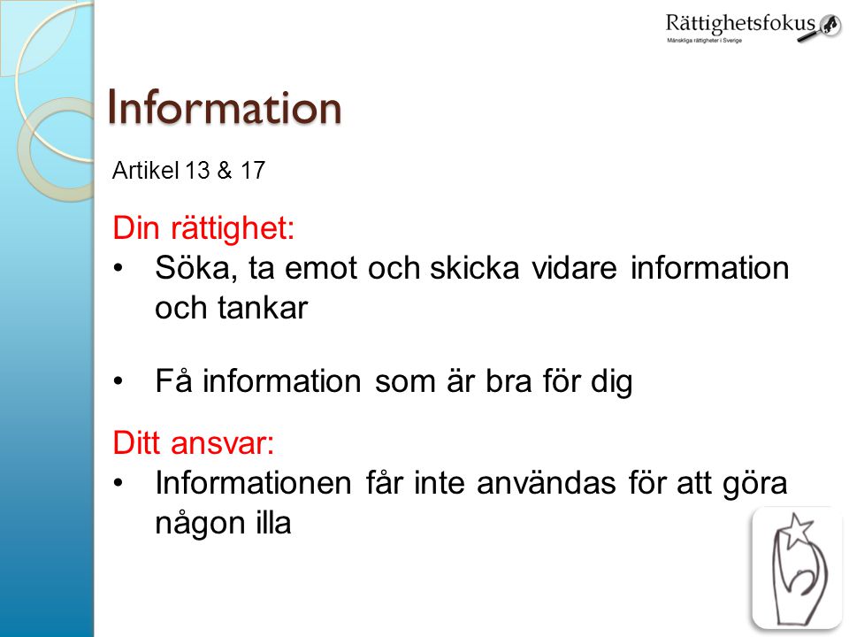 Information Din rättighet: