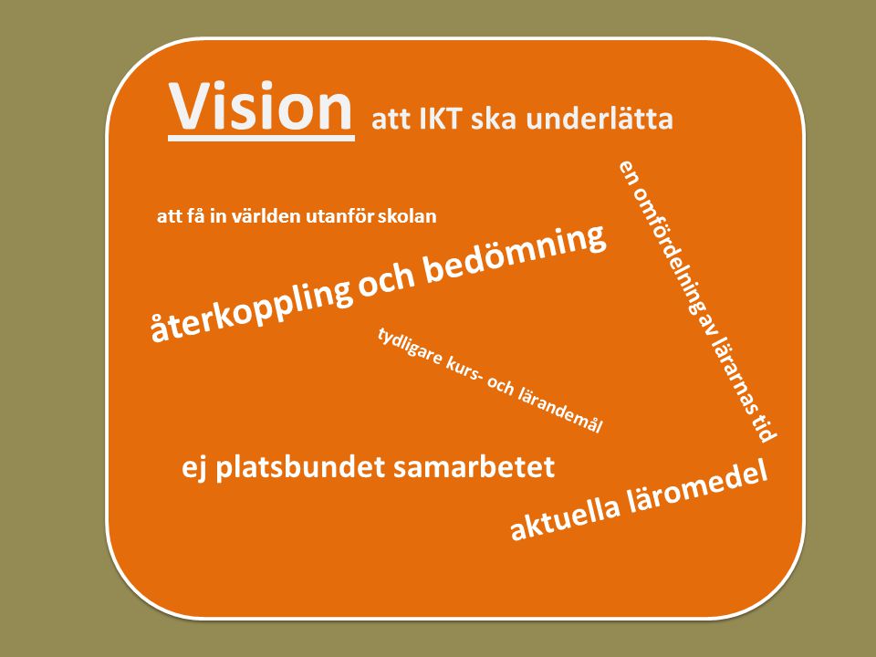 Vision att IKT ska underlätta