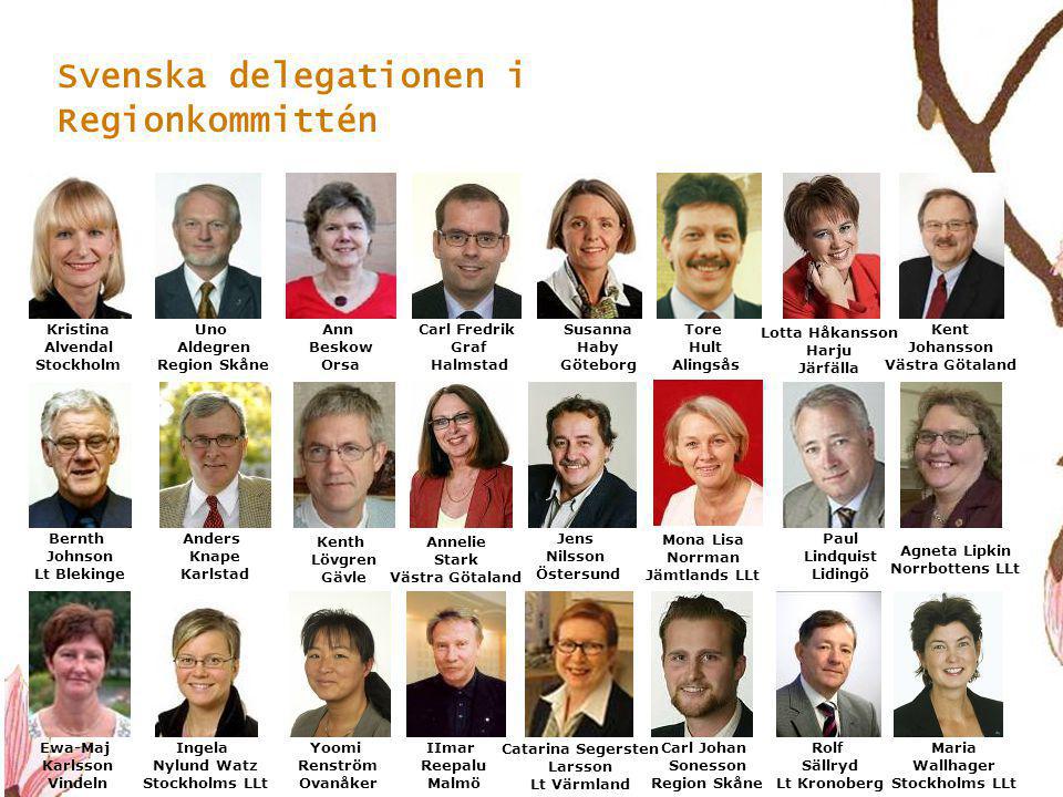 Svenska delegationen i Regionkommittén