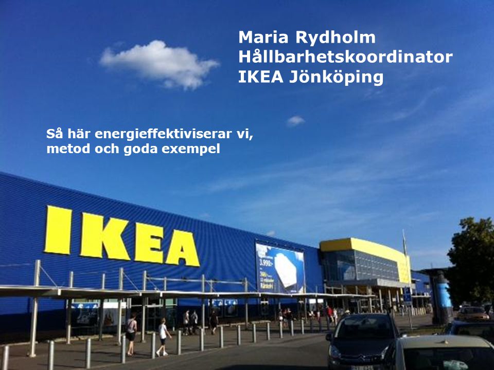 Hållbarhetskoordinator IKEA Jönköping ..
