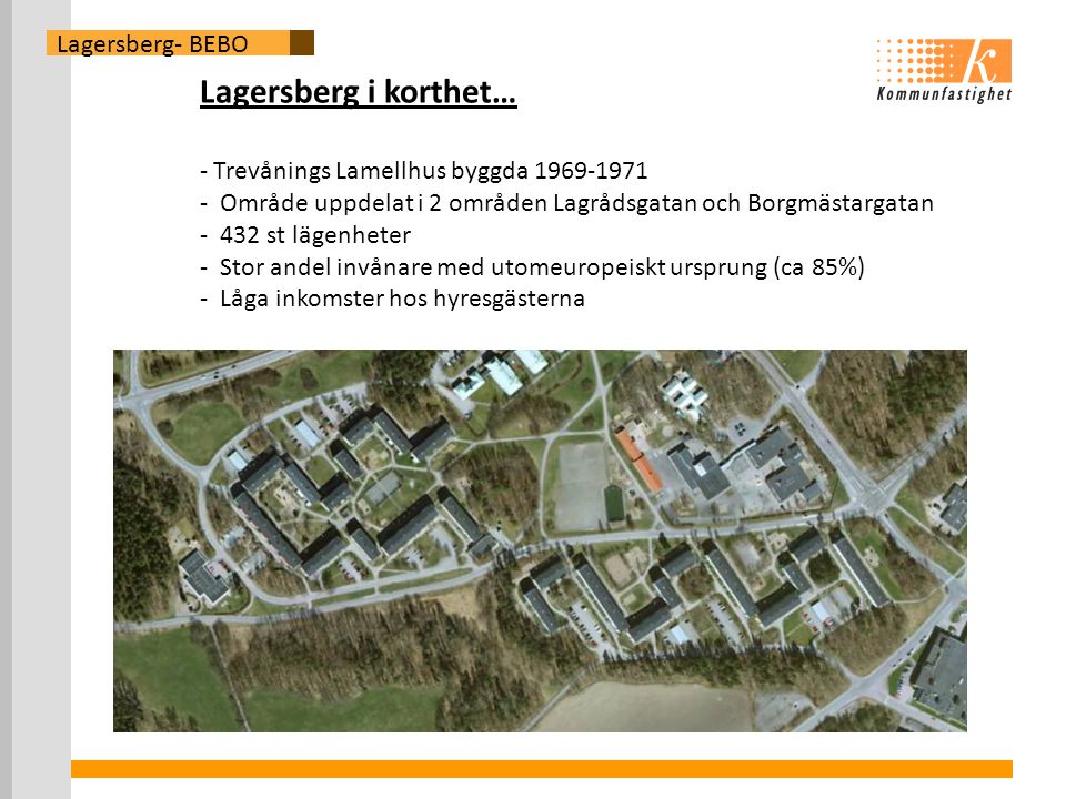 Lagersberg i korthet… Lagersberg- BEBO