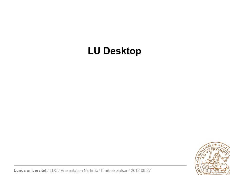 LU Desktop