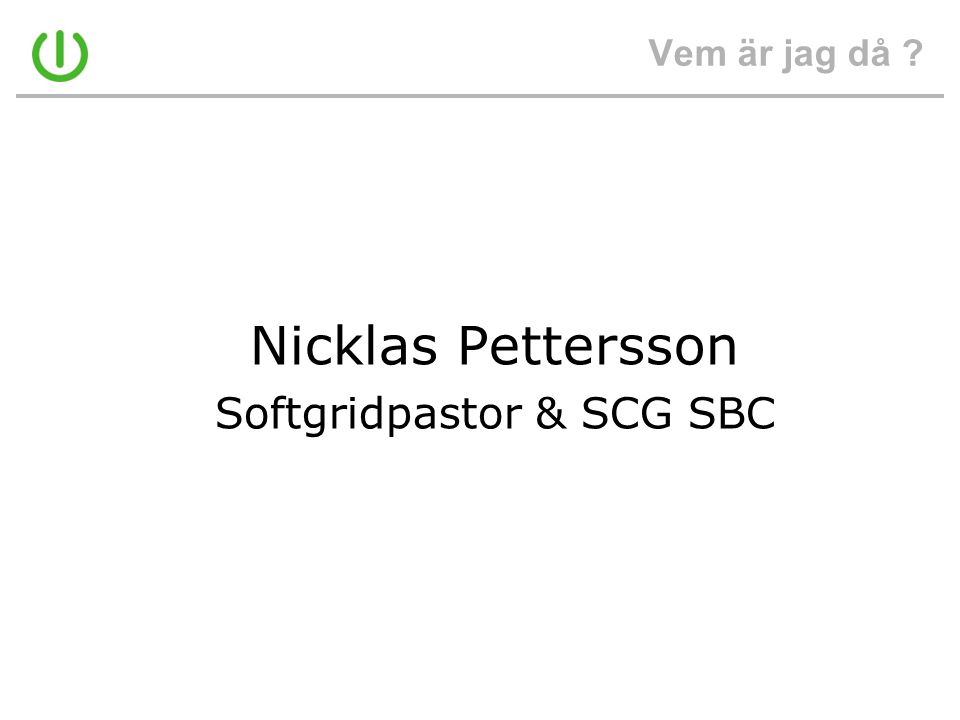Softgridpastor & SCG SBC