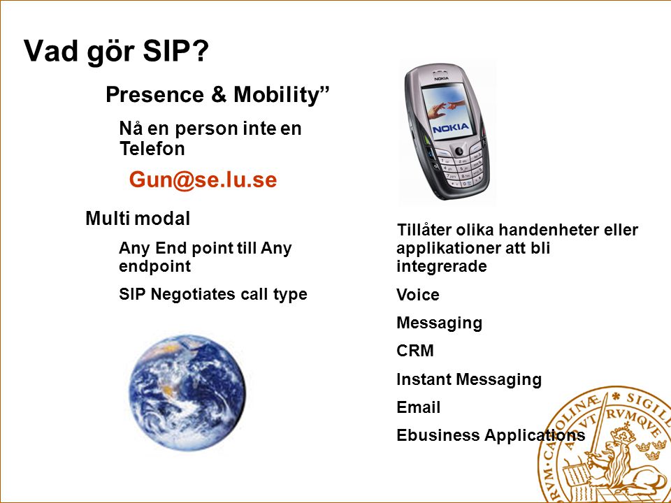 Vad gör SIP Presence & Mobility