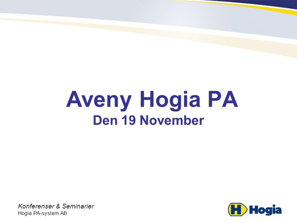 Aveny Hogia PA Den 19 November