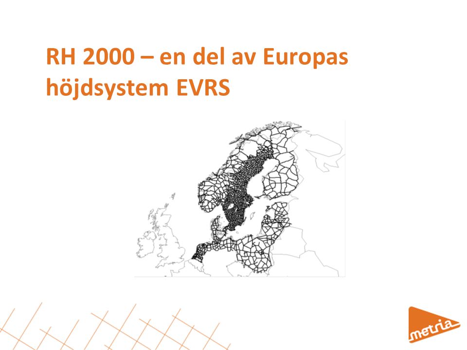 RH 2000 – en del av Europas höjdsystem EVRS
