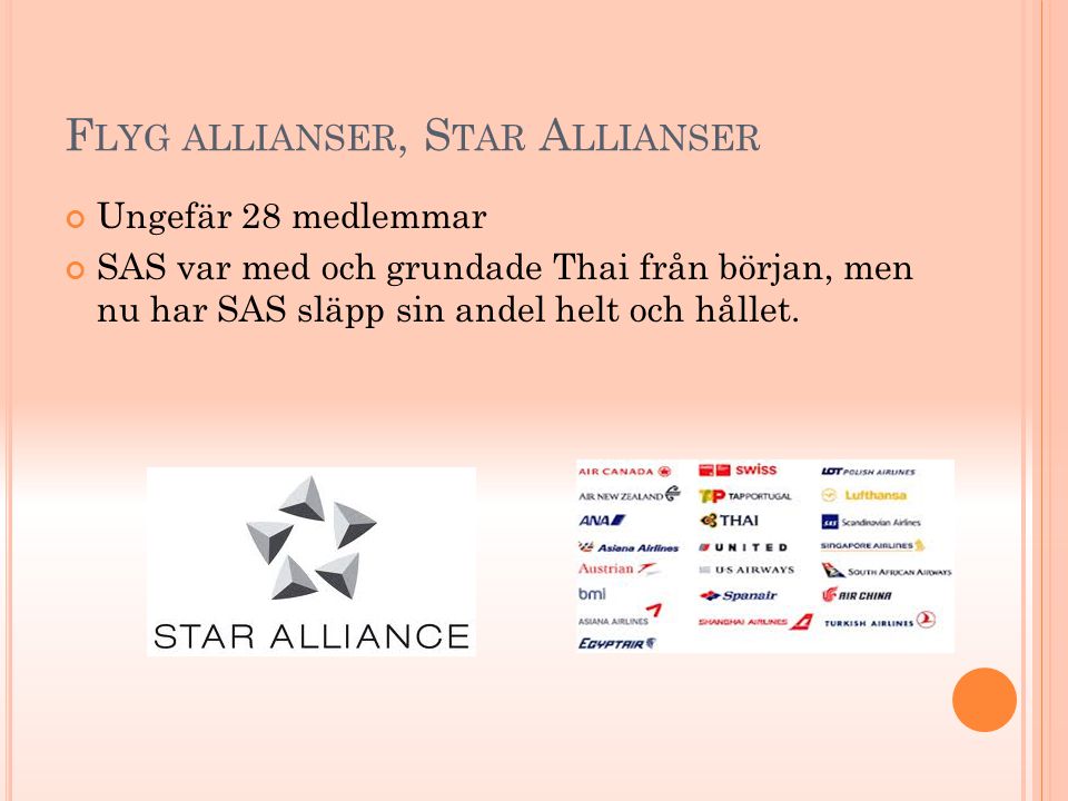 Flyg allianser, Star Allianser