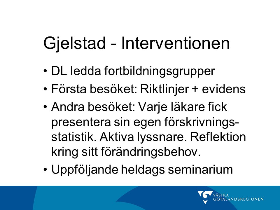 Gjelstad - Interventionen