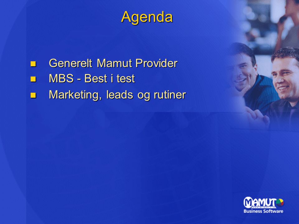 Agenda Generelt Mamut Provider MBS - Best i test