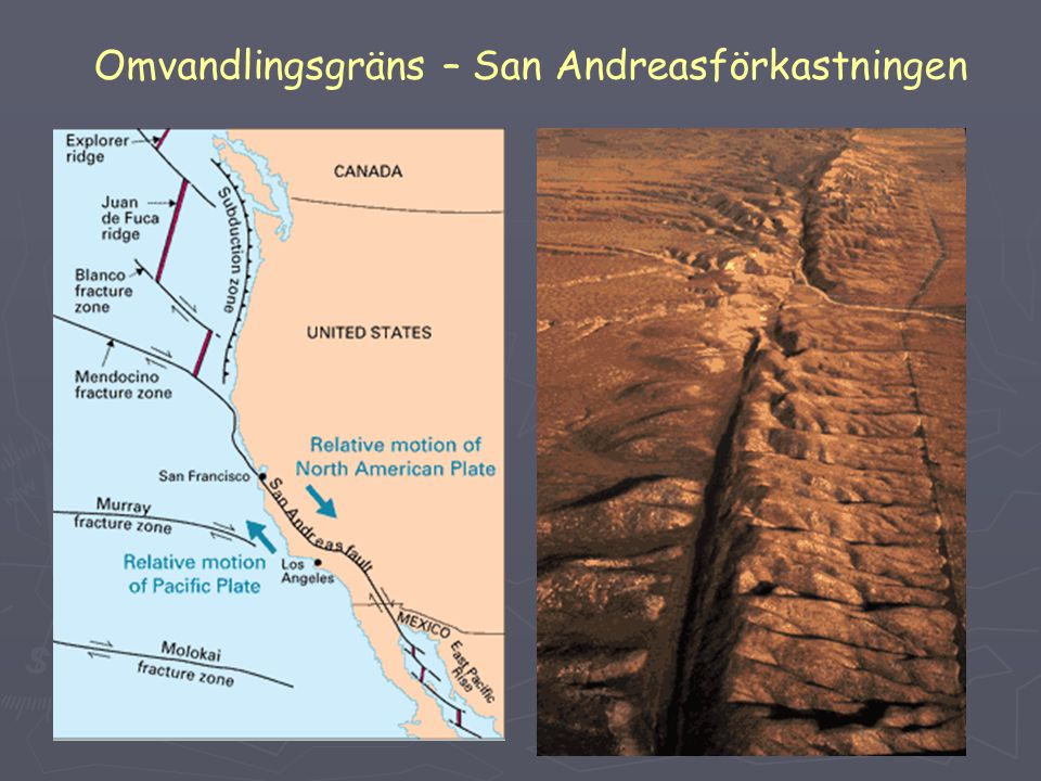Omvandlingsgräns – San Andreasförkastningen