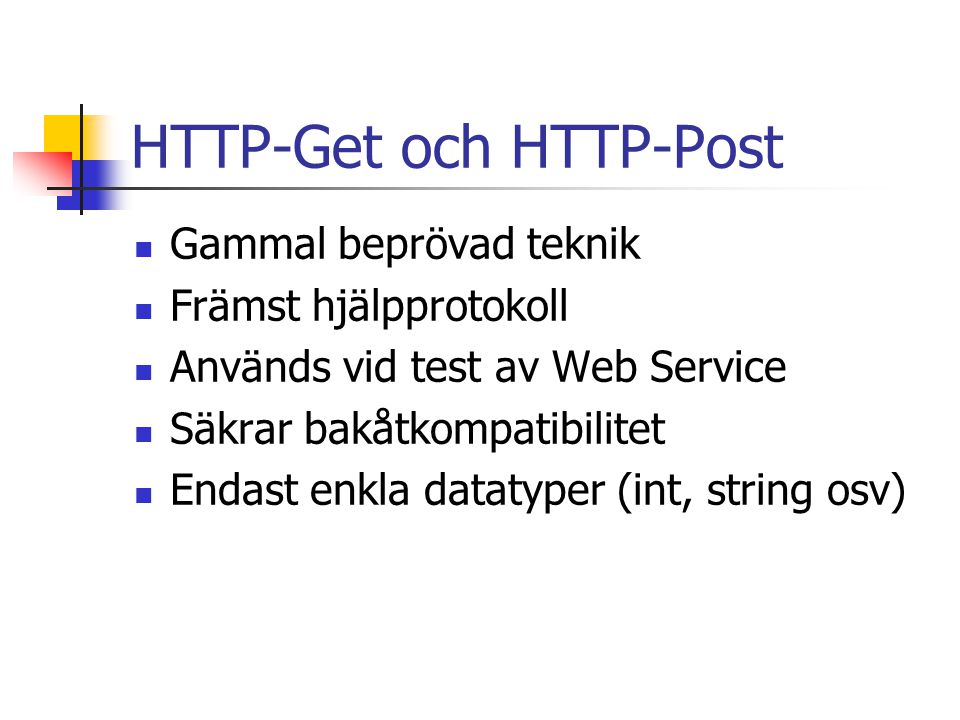 HTTP-Get och HTTP-Post