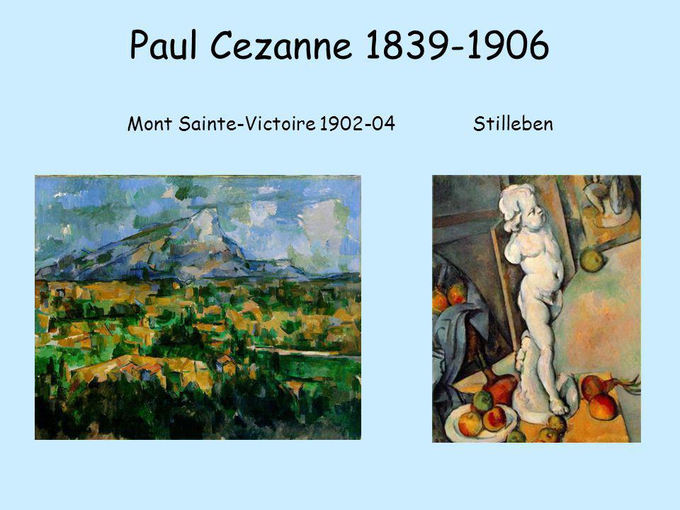 Paul Cezanne Mont Sainte-Victoire Stilleben