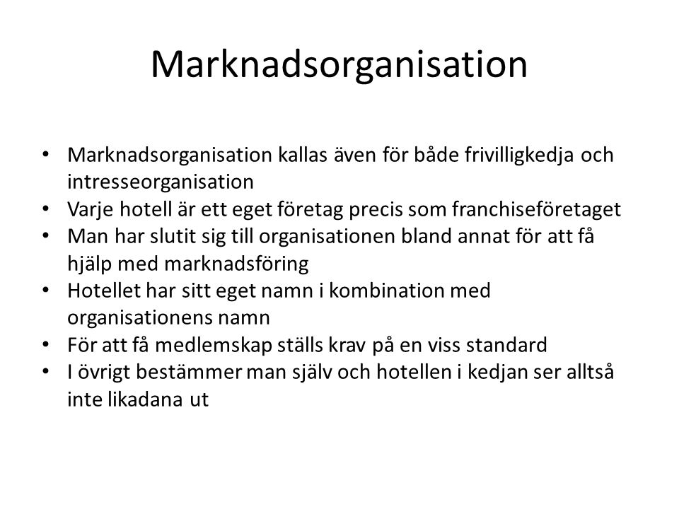 Marknadsorganisation