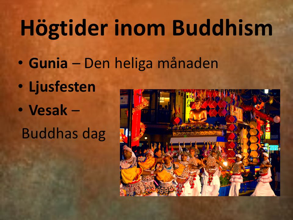 Högtider inom Buddhism