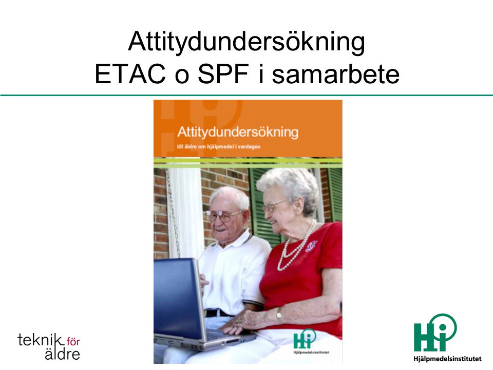Attitydundersökning ETAC o SPF i samarbete