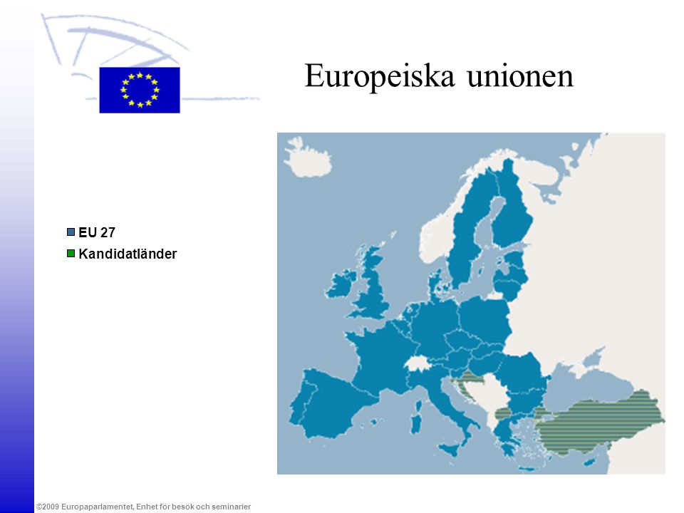 Europeiska unionen EU 27 Kandidatländer