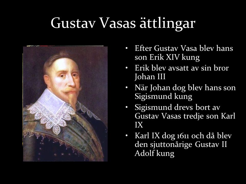 Gustav Vasas ättlingar