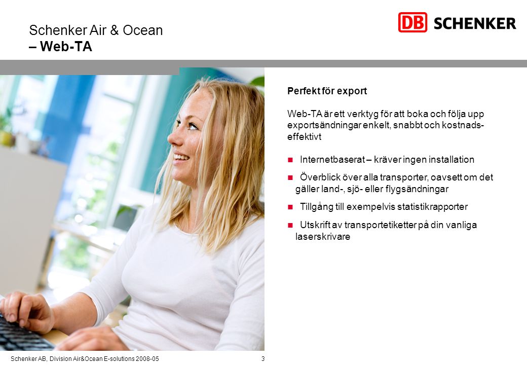 Schenker Air & Ocean – Web-TA