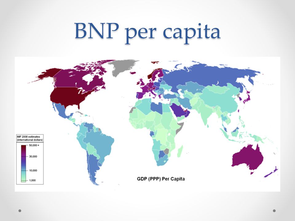 BNP per capita Vilket land ligger överst