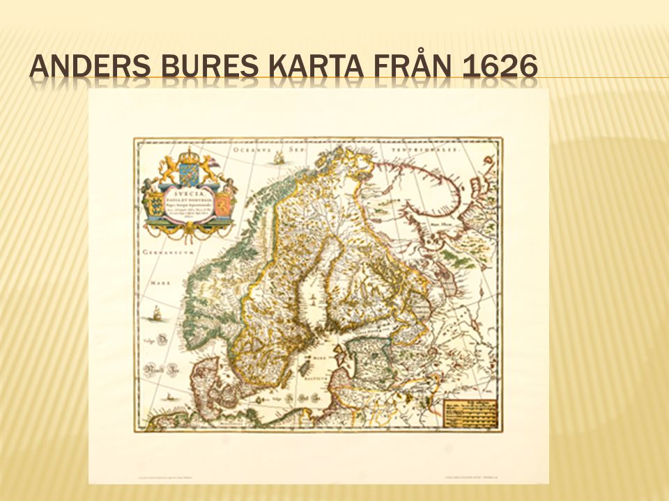 Anders Bures karta från 1626