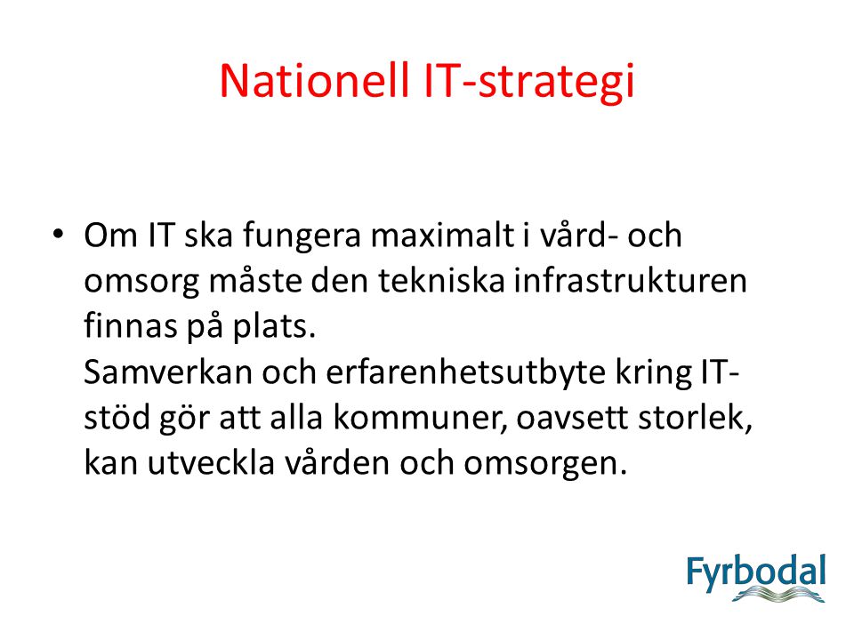 Nationell IT-strategi
