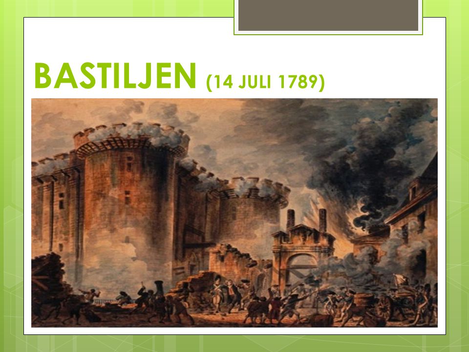BASTILJEN (14 JULI 1789)