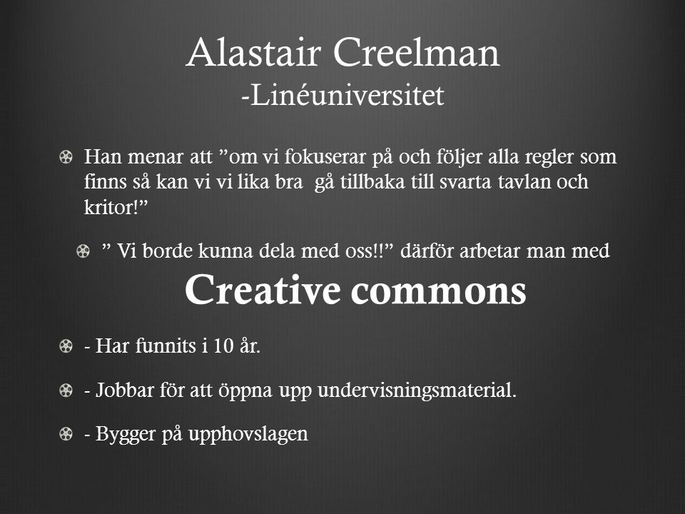 Alastair Creelman -Linéuniversitet