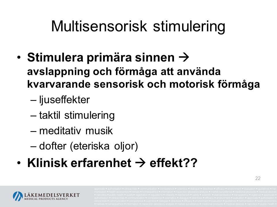Multisensorisk stimulering