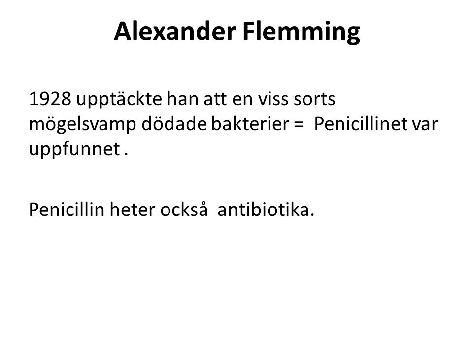 Alexander Flemming