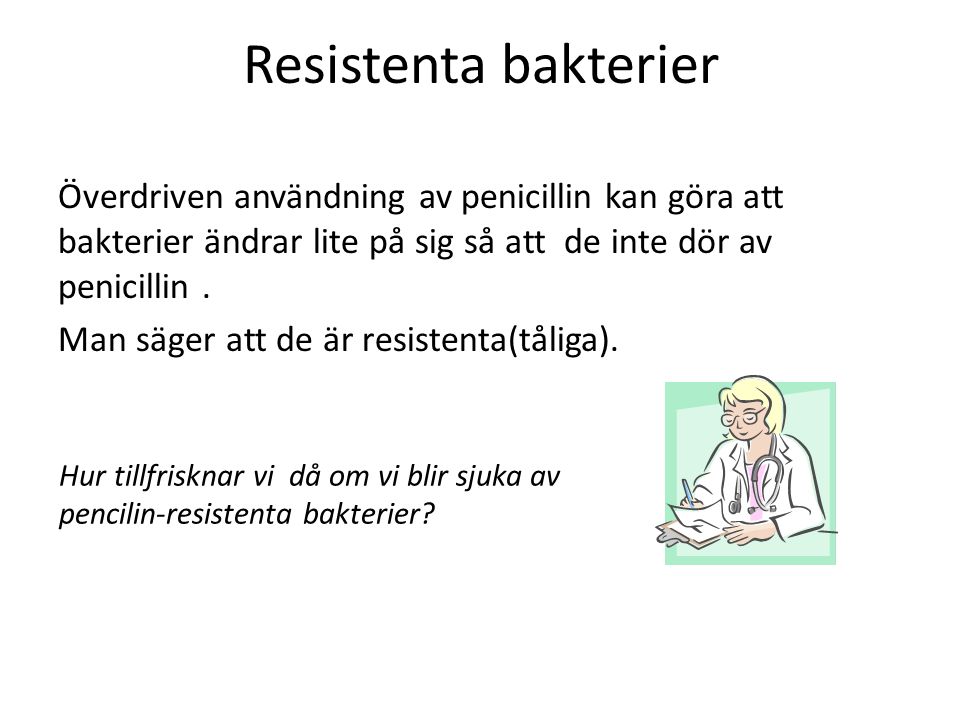 Resistenta bakterier