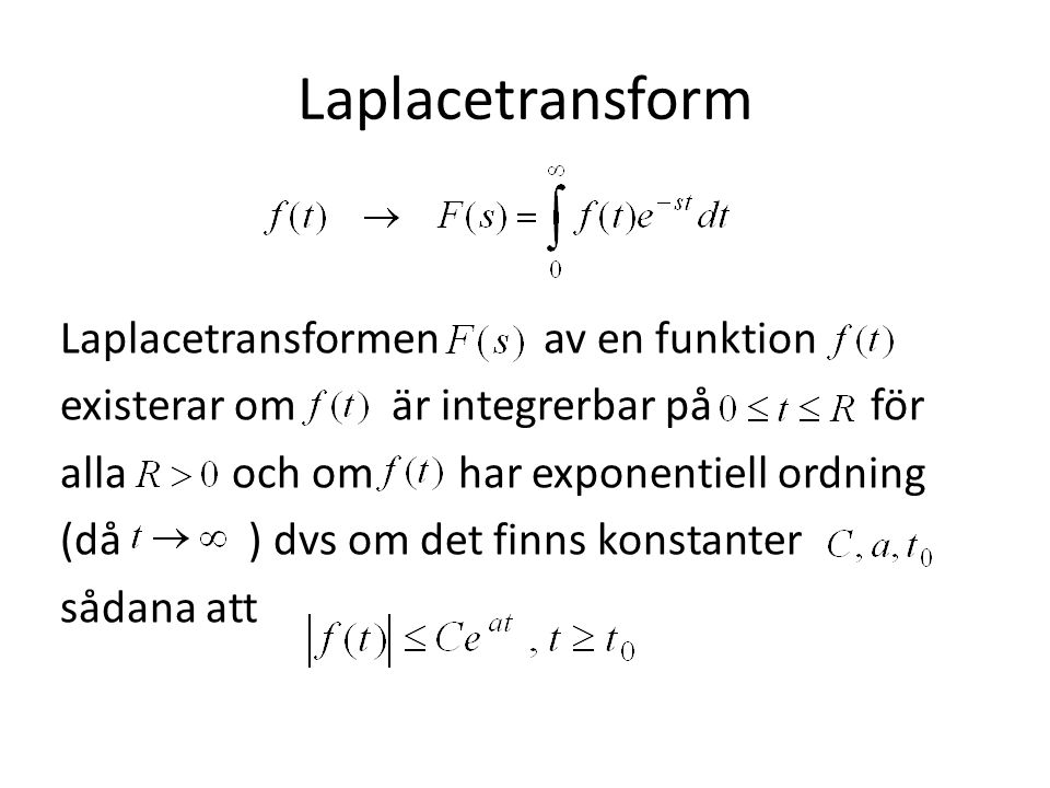 Laplacetransform