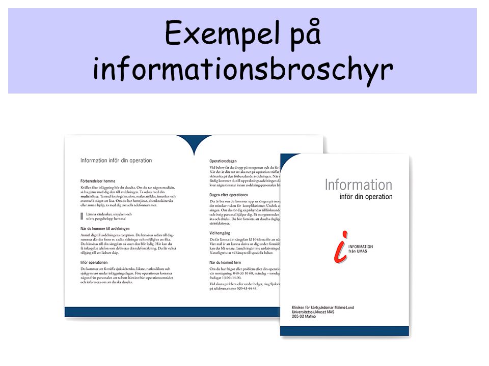 Exempel på informationsbroschyr