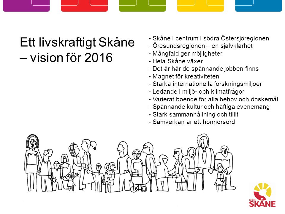 Ett livskraftigt Skåne – vision för 2016