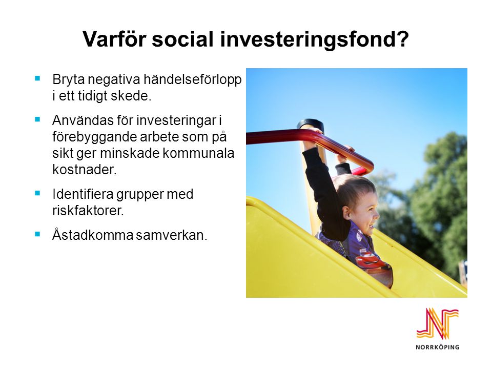 Varför social investeringsfond