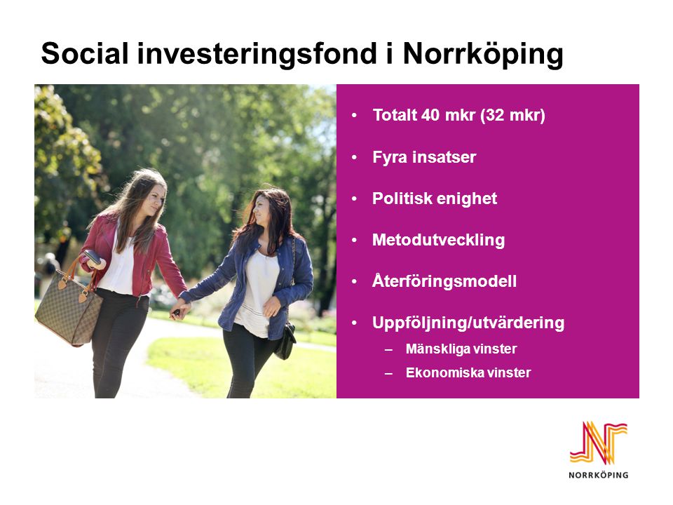 Social investeringsfond i Norrköping