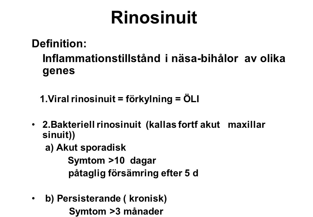 Rinosinuit Definition: