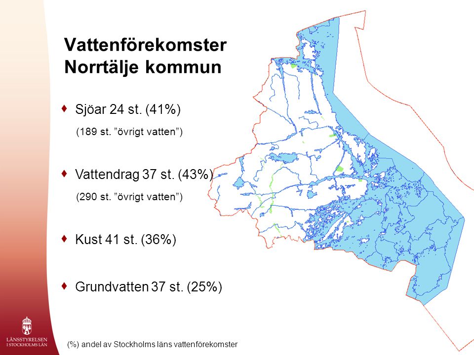 Vattenförekomster Norrtälje kommun