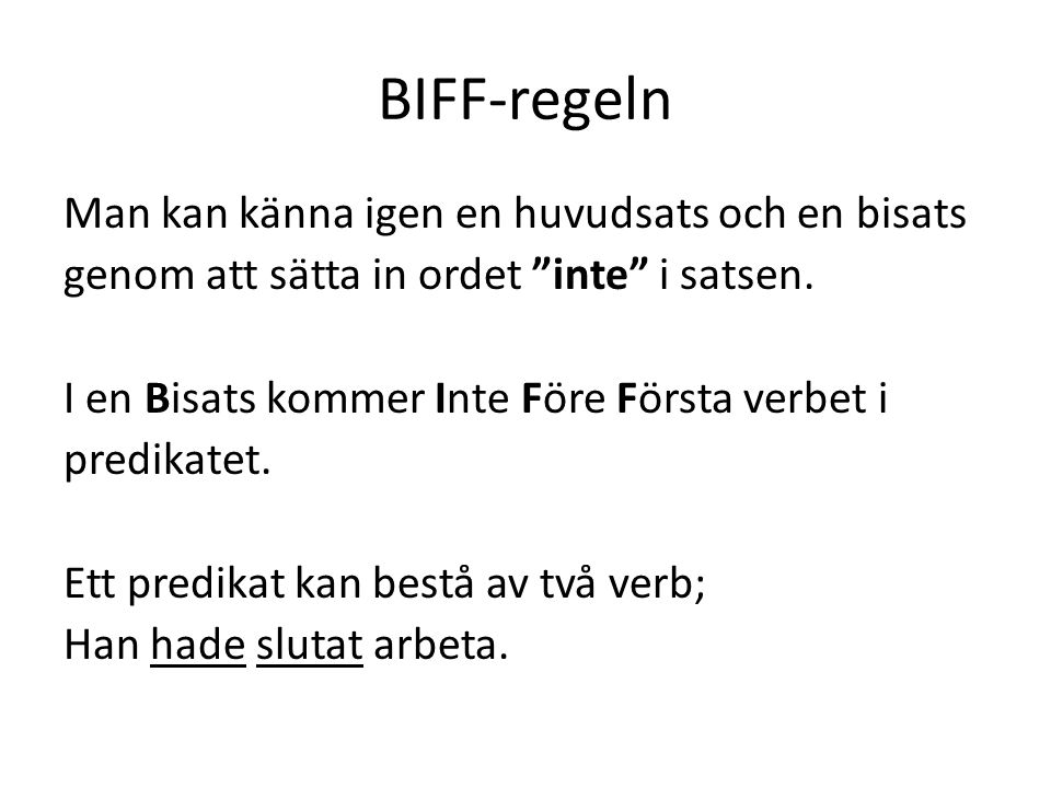 BIFF-regeln