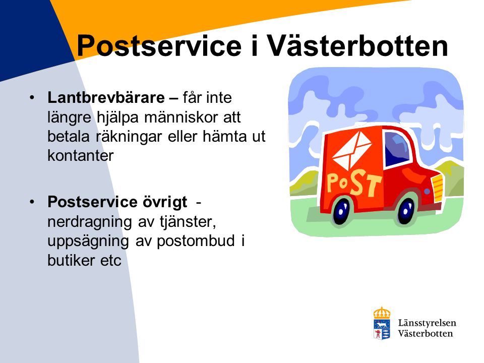 Postservice i Västerbotten