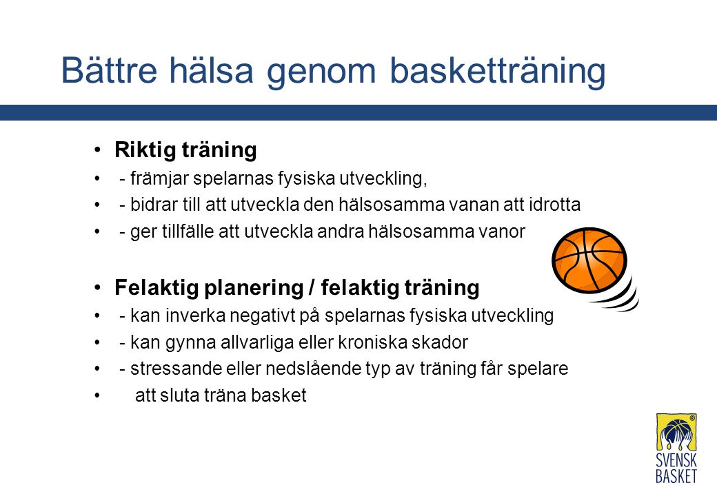 Bättre hälsa genom basketträning