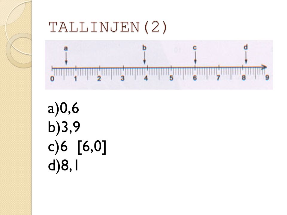 TALLINJEN(2) 0,6 3,9 6 [6,0] 8,1