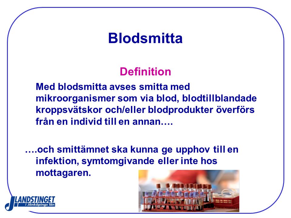 Blodsmitta Definition