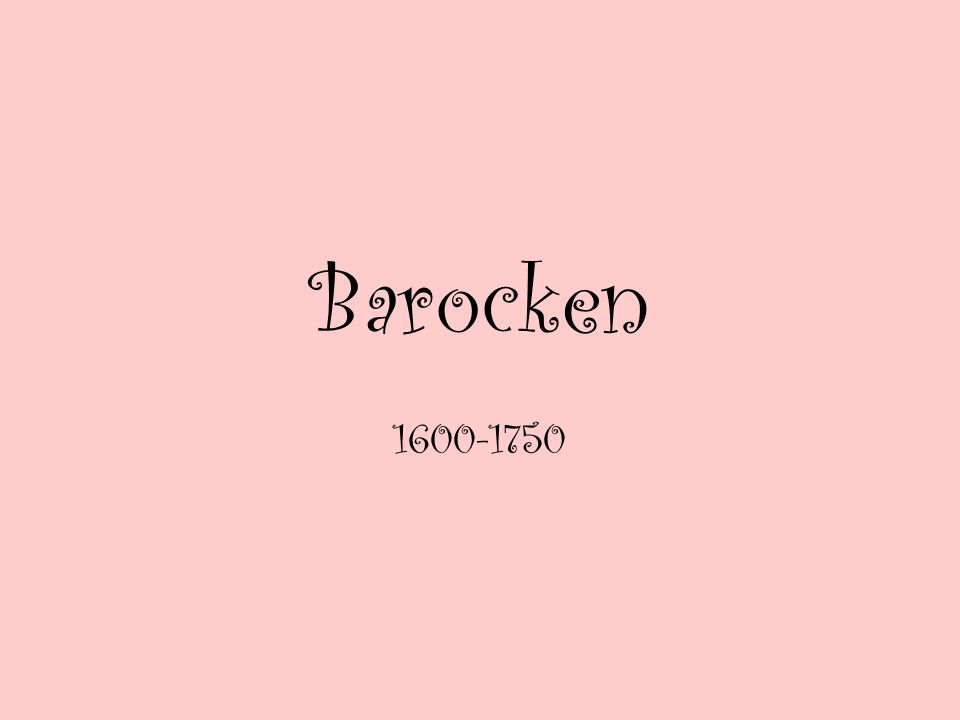 Barocken
