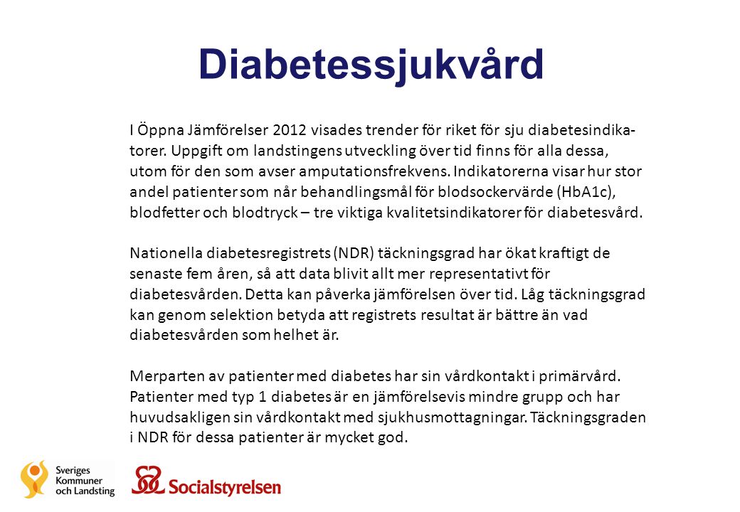 Diabetessjukvård